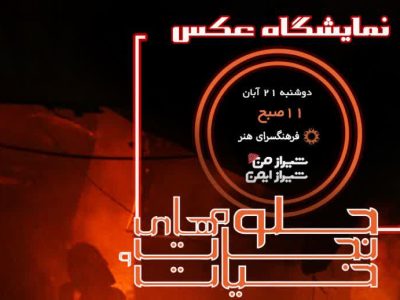 نمایشگاه گروهی عکس «جلوه های نجات حیات» در شیراز